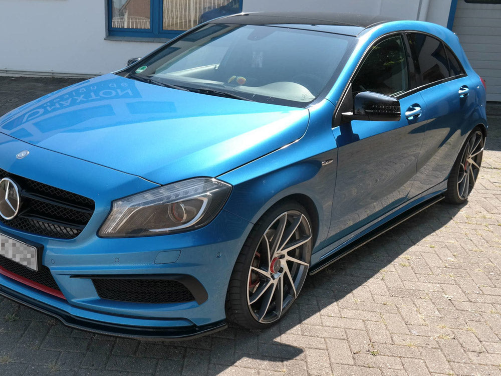 Side Skirts Splitters Mercedes A-class W176 Amg-line Pre-facelift (2013-2015) - Wayside Performance 