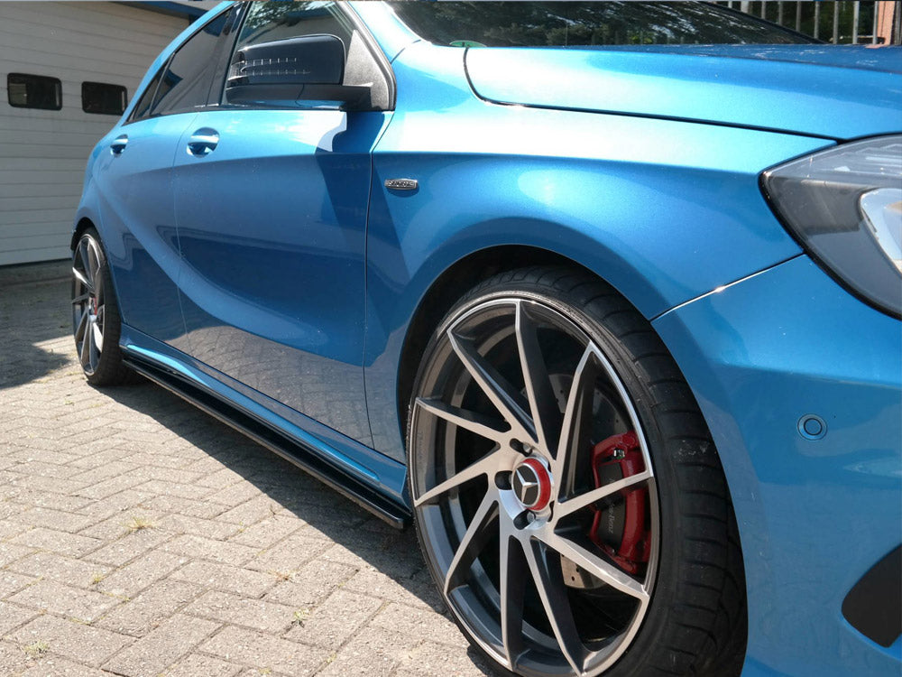 Side Skirts Splitters Mercedes A-class W176 Amg-line Pre-facelift (2013-2015) - Wayside Performance 