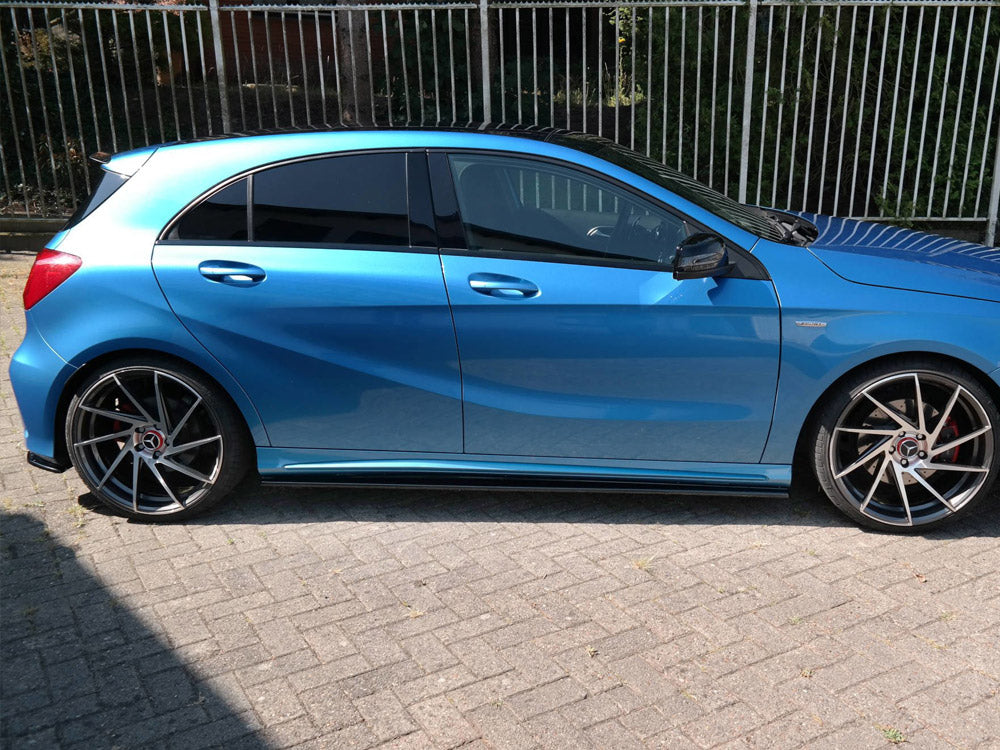 Side Skirts Splitters Mercedes A-class W176 Amg-line Pre-facelift (2013-2015) - Wayside Performance 