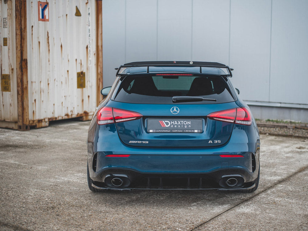 Rear Side Splitters Mercedes A35 AMG Hatchback W177 - Wayside Performance 