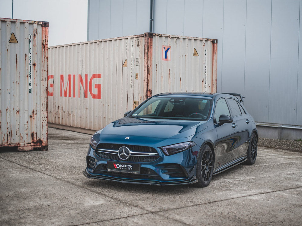 Side Skirts Diffusers V.1 Mercedes A35 AMG / AMG-Line W177 - Wayside Performance 