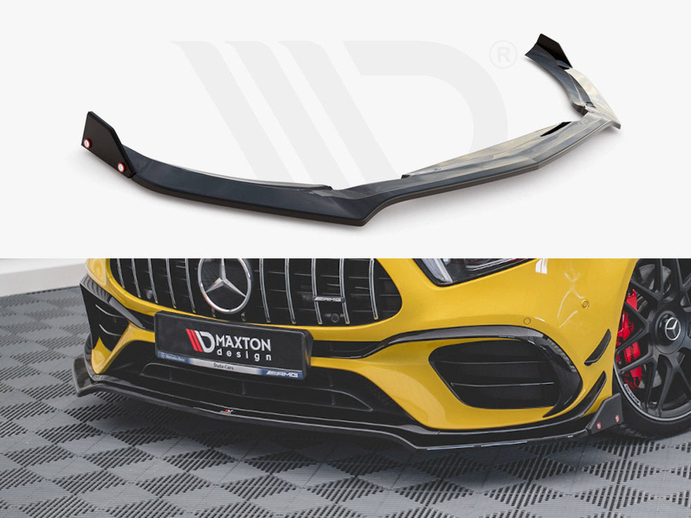 Front Splitter V.3 + Flaps Mercedes AMG A 45 S Aero Pack W177 - Wayside Performance 