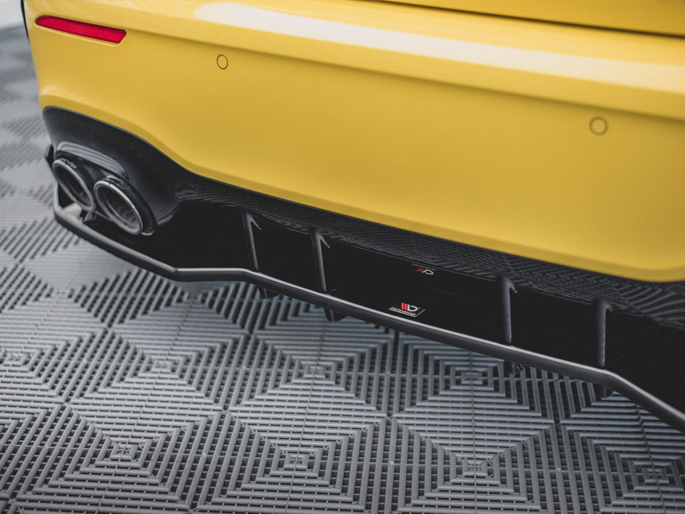 Central Rear Splitter + Flaps Mercedes AMG A 45 S Aero Pack W177 - Wayside Performance 