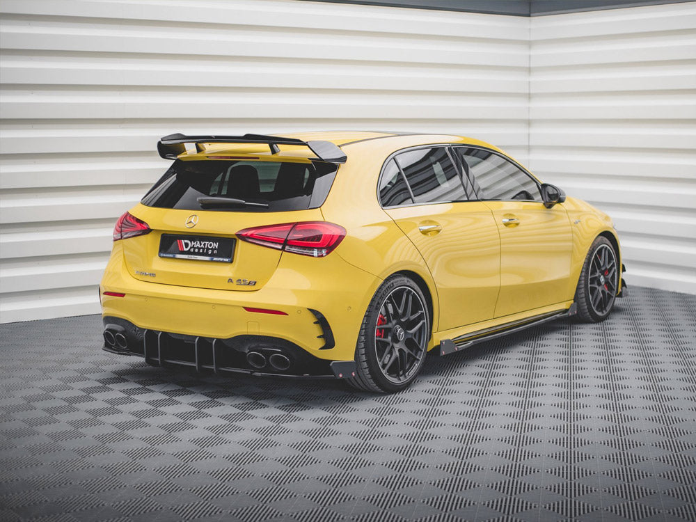 Rear Side Splitters V.2 + Flaps Mercedes AMG A 45 S Aero Pack W177 - Wayside Performance 