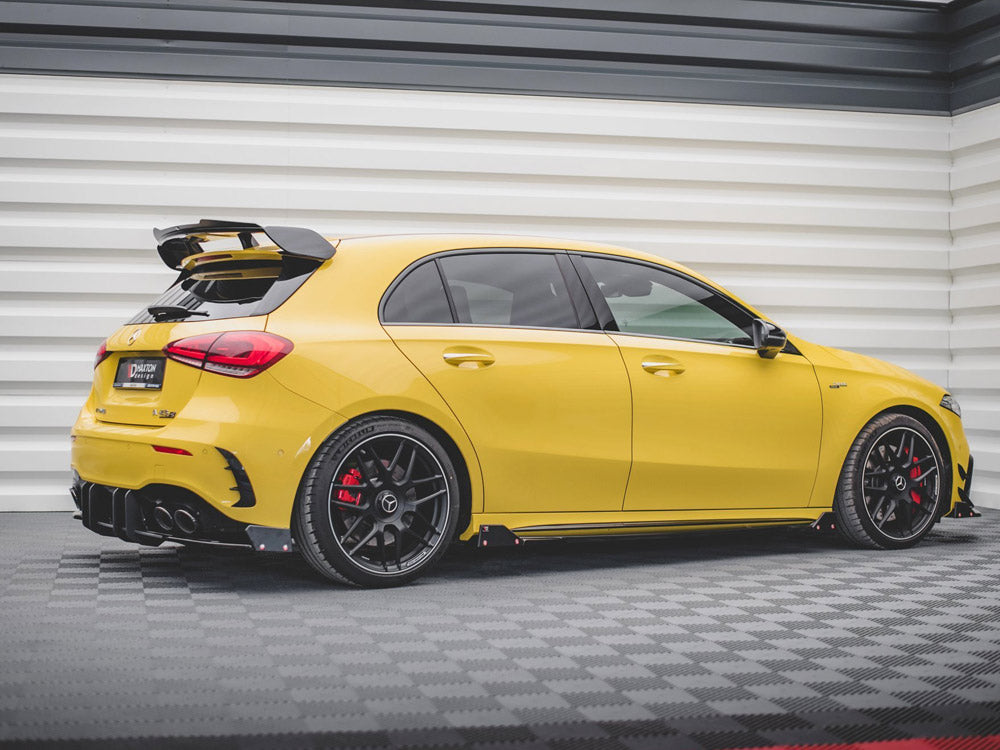 Side Skirts Diffusers V.2 + Flaps Mercedes AMG A45 S - Wayside Performance 