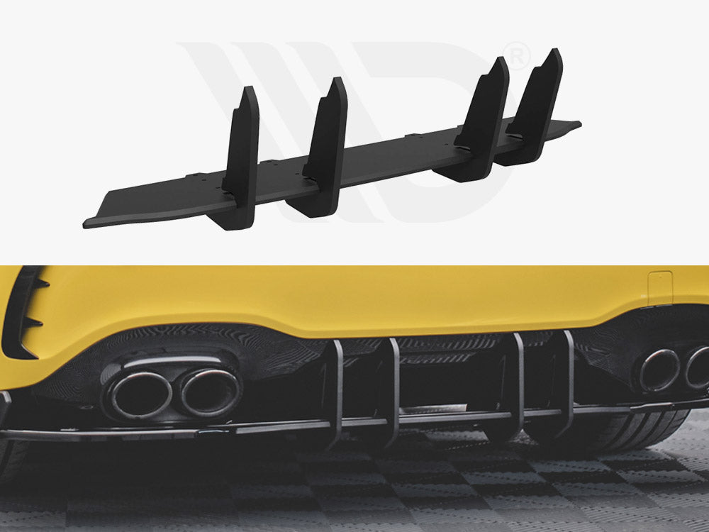 Street PRO Rear Diffuser Mercedes AMG A45 S Aero Pack W177 - Wayside Performance 
