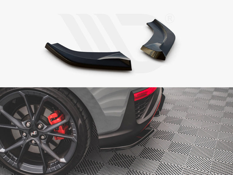 Rear Side Splitters V.2 Hyundai I30 N Hatchback MK3 Facelift (2020-) - Wayside Performance 