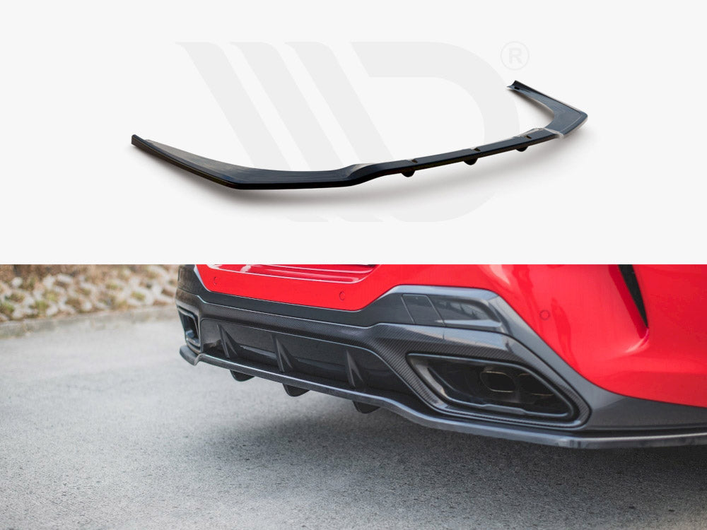 Central Rear Splitter (Vertical Bars) BMW 8 Coupe M-Pack G15 - Wayside Performance 