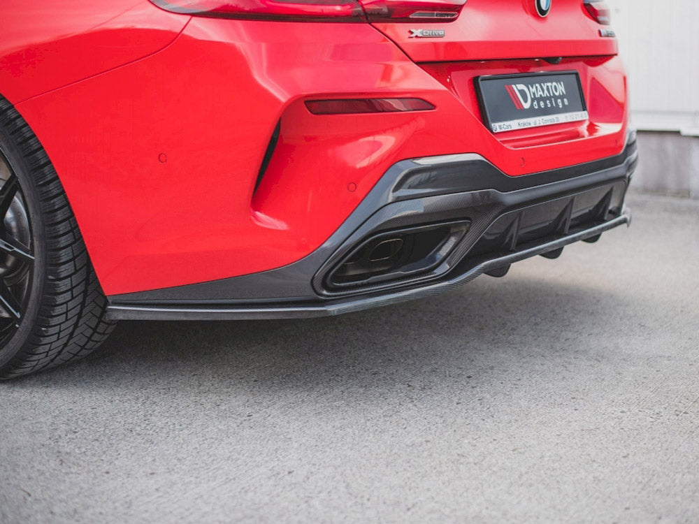 Central Rear Splitter (Vertical Bars) BMW 8 Coupe M-Pack G15 - Wayside Performance 