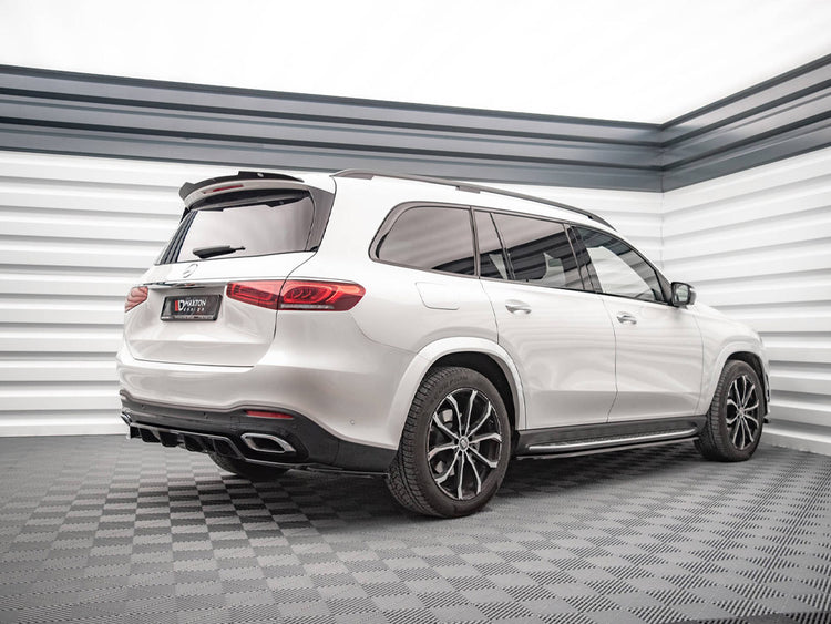 Central Rear Splitter (Vertical Bars) Mercedes GLS Amg-line X167 (2019-) - Wayside Performance 