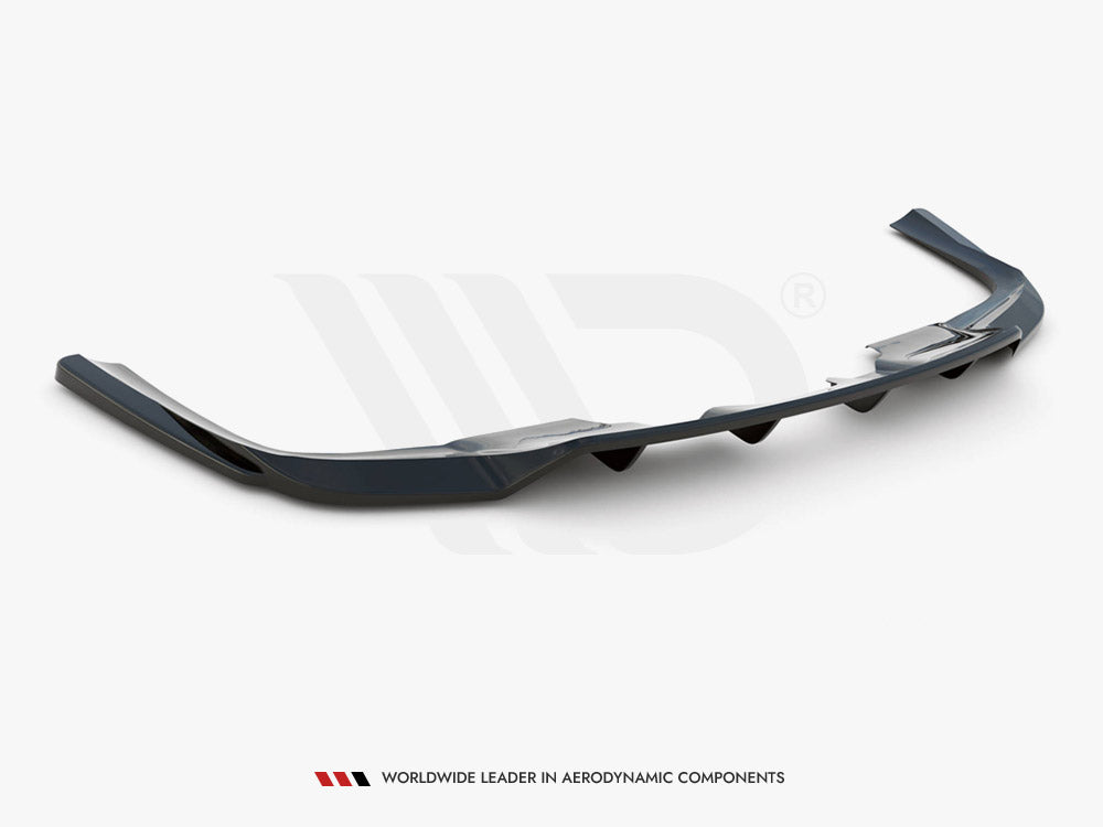 Central Rear Splitter (Vertical Bars) Mercedes GLS Amg-line X167 (2019-) - Wayside Performance 