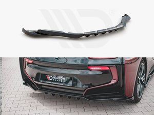 Central Rear Splitter (Vertical Bars) BMW i8 - Wayside Performance 