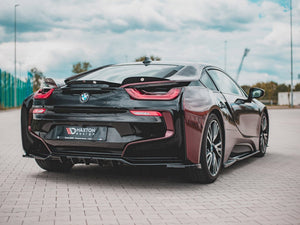 Central Rear Splitter (Vertical Bars) BMW i8 - Wayside Performance 