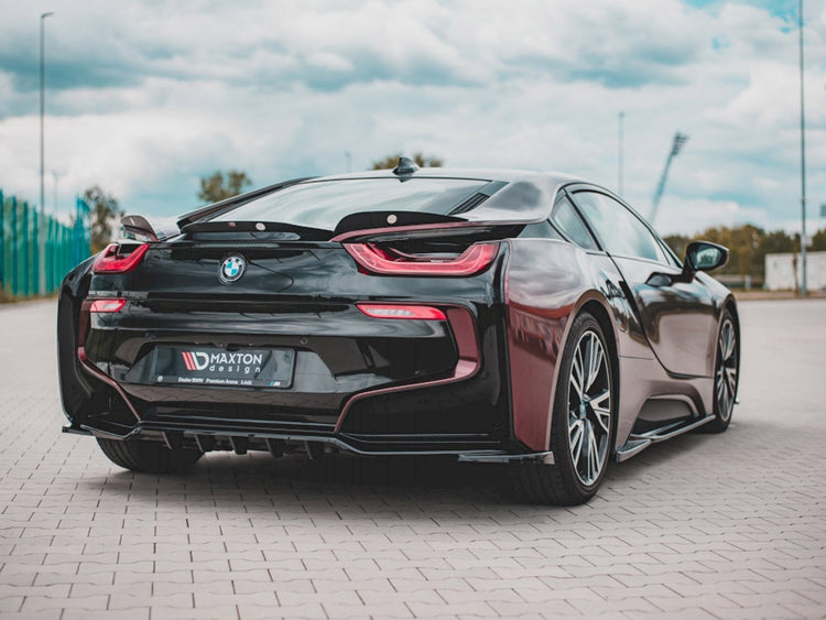 Central Rear Splitter (Vertical Bars) BMW i8 - Wayside Performance 