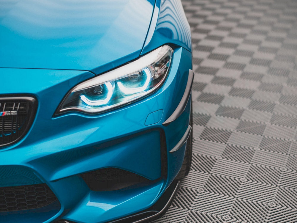 Maxton Design Front Bumper Wings (Canards) Bmw M2 F87 (2016-2020) - Wayside Performance 