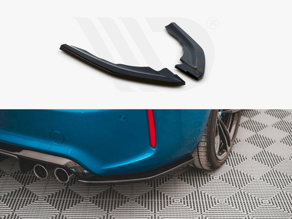 Maxton Design Rear Side Splitters V.3 Bmw M2 F87 (2016-2020) - Wayside Performance 