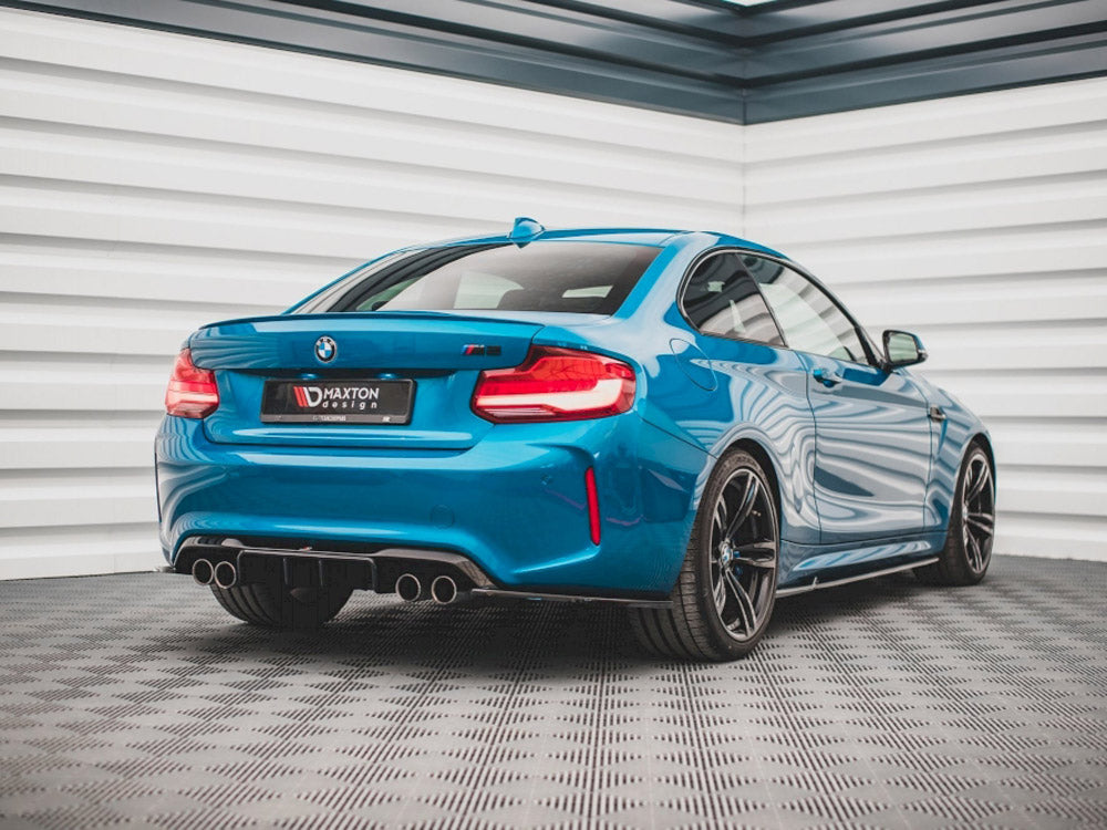 Maxton Design Rear Side Splitters V.3 Bmw M2 F87 (2016-2020) - Wayside Performance 