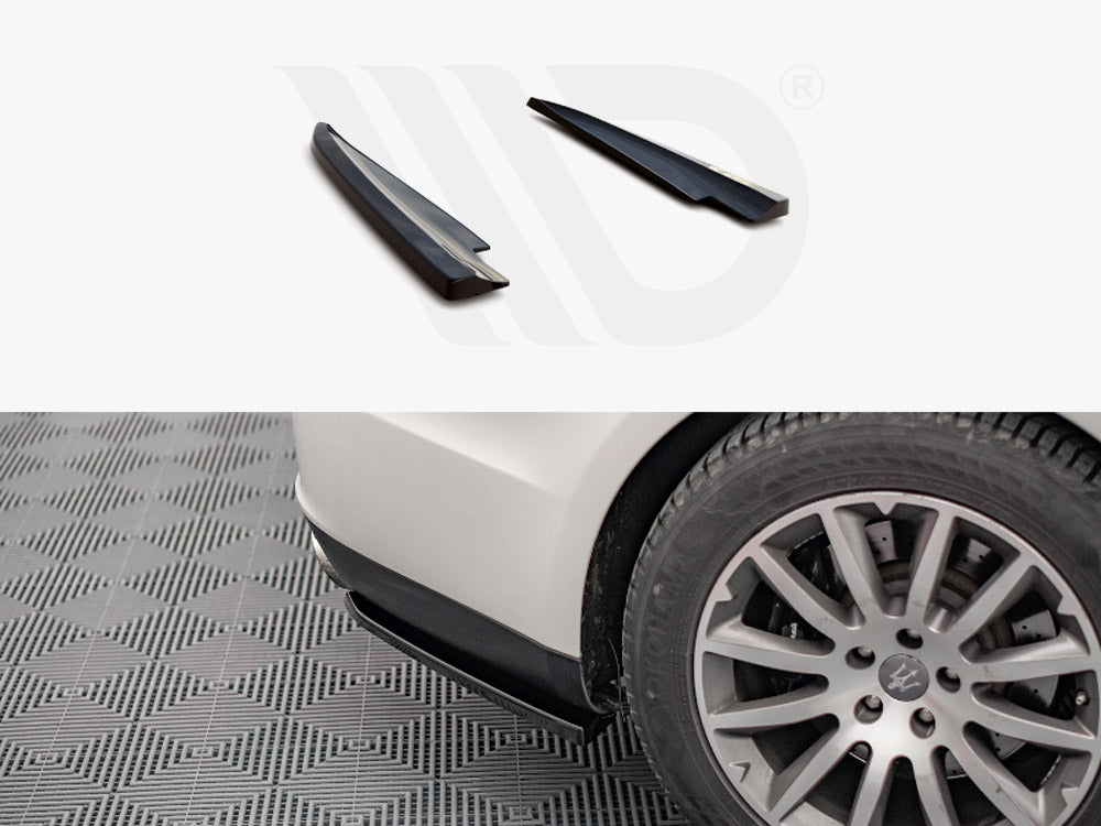 Rear Side Splitters Maserati Ghibli MK3 (2013-2017) - Wayside Performance 