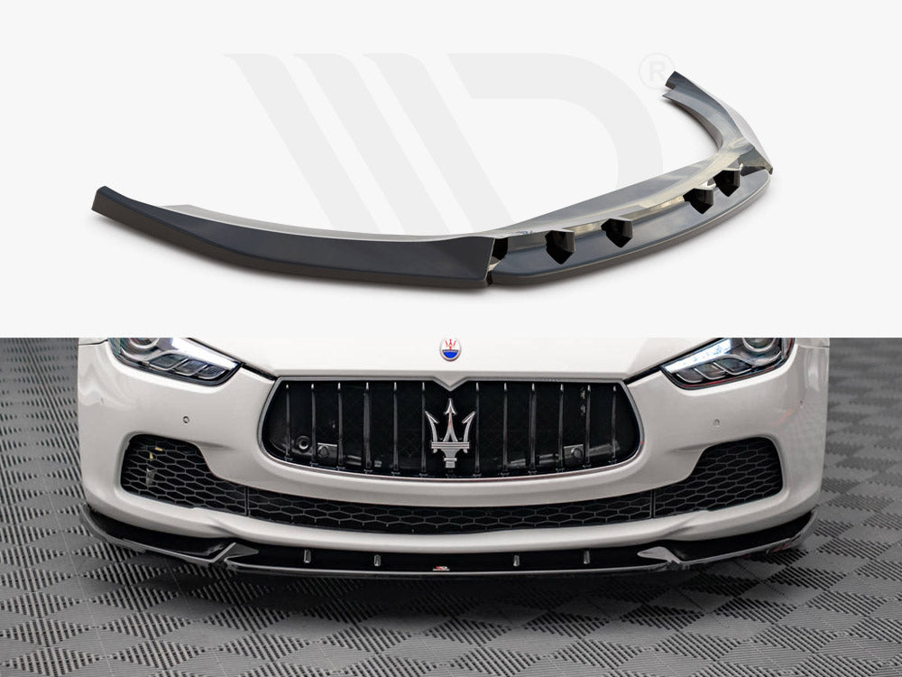 Front Splitter V.2 Maserati Ghibli MK3 (2013-2017) - Wayside Performance 