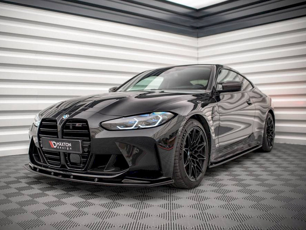 Maxton Design Front Splitter V.1 Bmw M4 G82 / M3 G80 (2021-) - Wayside Performance 