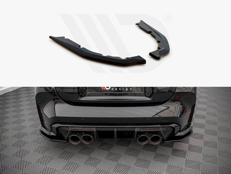 Maxton Design Rear Side Splitters Bmw M4 G82 (2021-) - Wayside Performance 