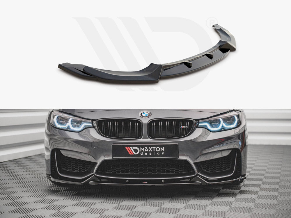 Maxton Design Front Splitter Bmw M4 F82 (2014-) - Wayside Performance 