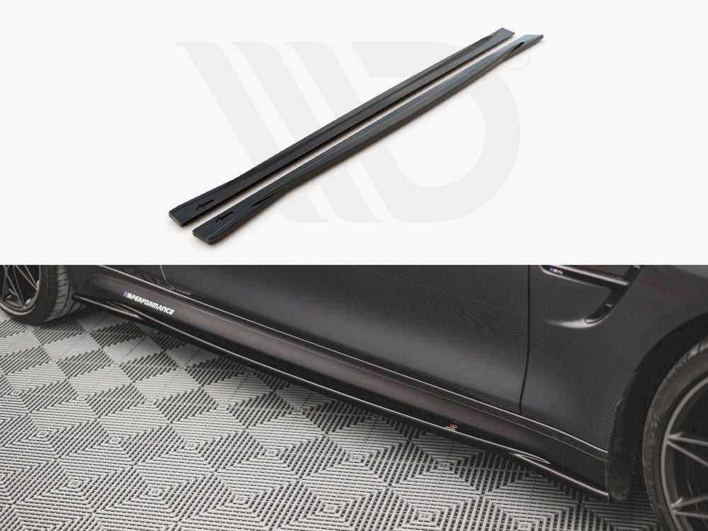 Maxton Design Side Skirts Diffusers Bmw M4 F82 - Wayside Performance 