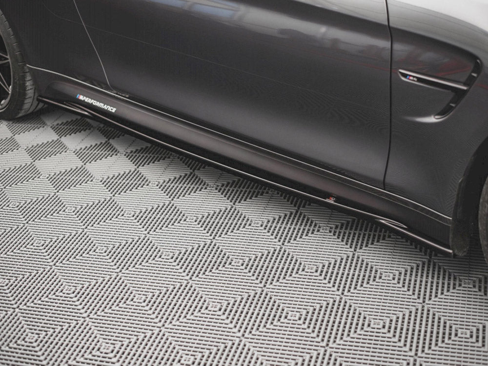 Maxton Design Side Skirts Diffusers Bmw M4 F82 - Wayside Performance 