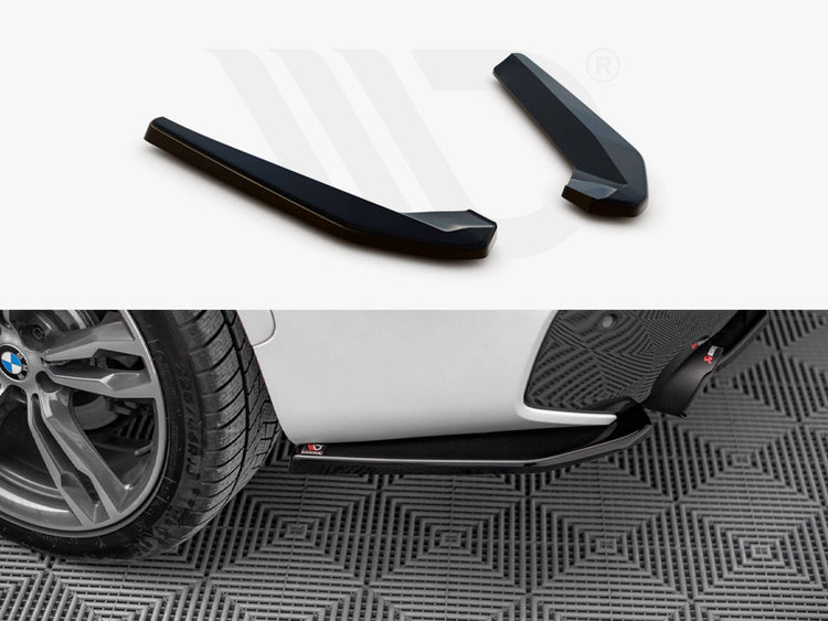Rear Side Splitters BMW X1 M-Pack F48 (2015-2019) - Wayside Performance 