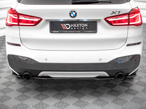 Central Rear Splitter BMW X1 M-Pack F48 (2015-2019) - Wayside Performance 