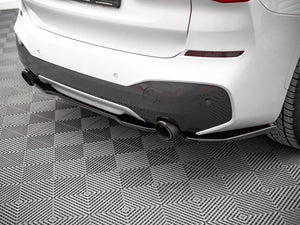 Central Rear Splitter BMW X1 M-Pack F48 (2015-2019) - Wayside Performance 