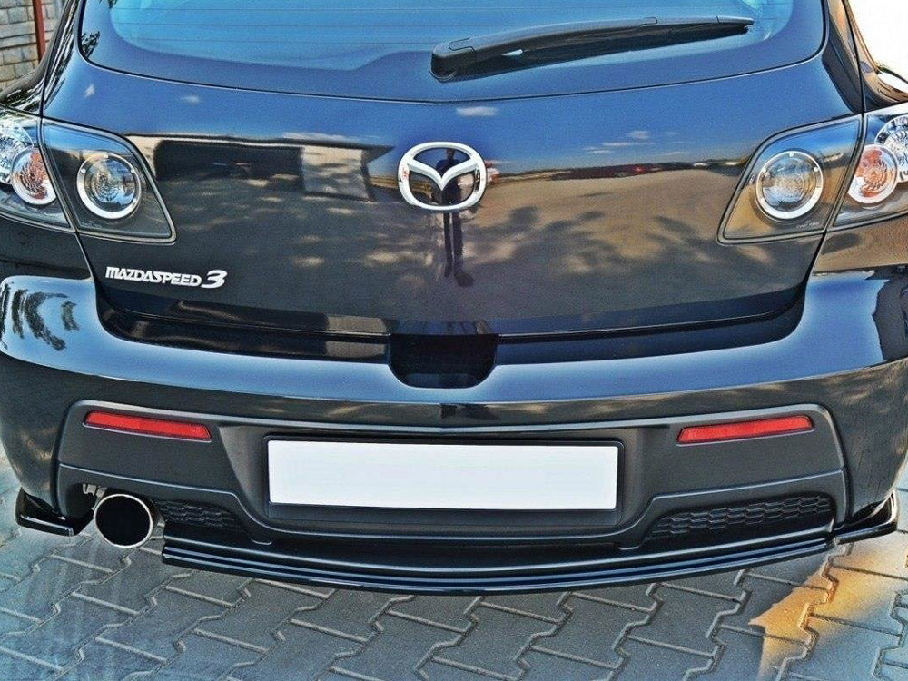 Rear Side Splitters Mazda 3 MPS MK1 (Preface) - Wayside Performance 