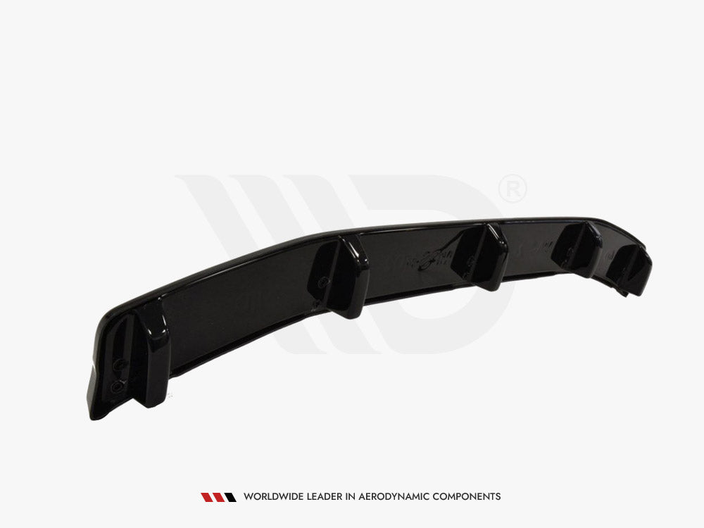 Central Rear Splitter Mazda 3 MK2 MPS (With Vertical Bars) - Wayside Performance 