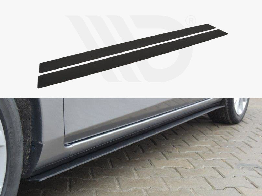 Racing Side Skirts Diffusers Mazda 3 MK2 Sport (Preface) - Wayside Performance 