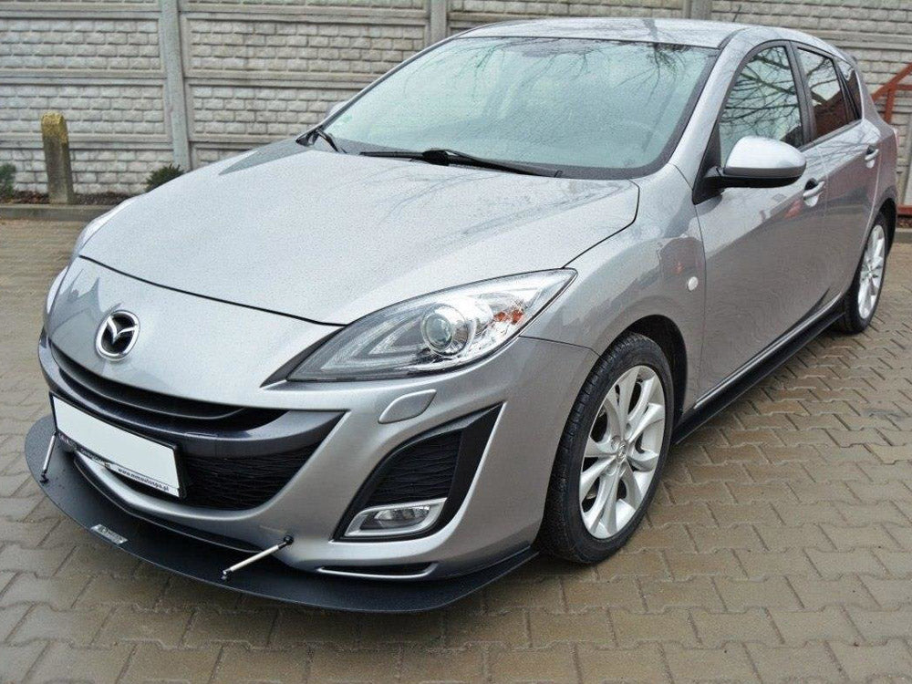 Racing Side Skirts Diffusers Mazda 3 MK2 Sport (Preface) - Wayside Performance 