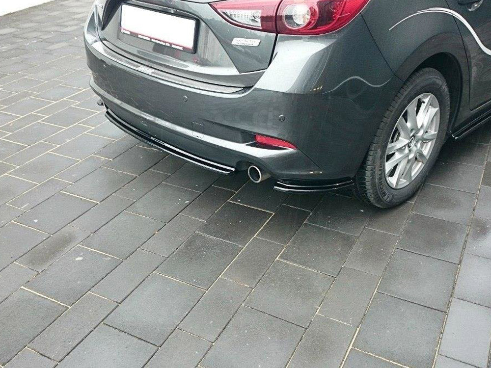 Central Rear Splitter Mazda 3 Mk3 Facelift - Wayside Performance 