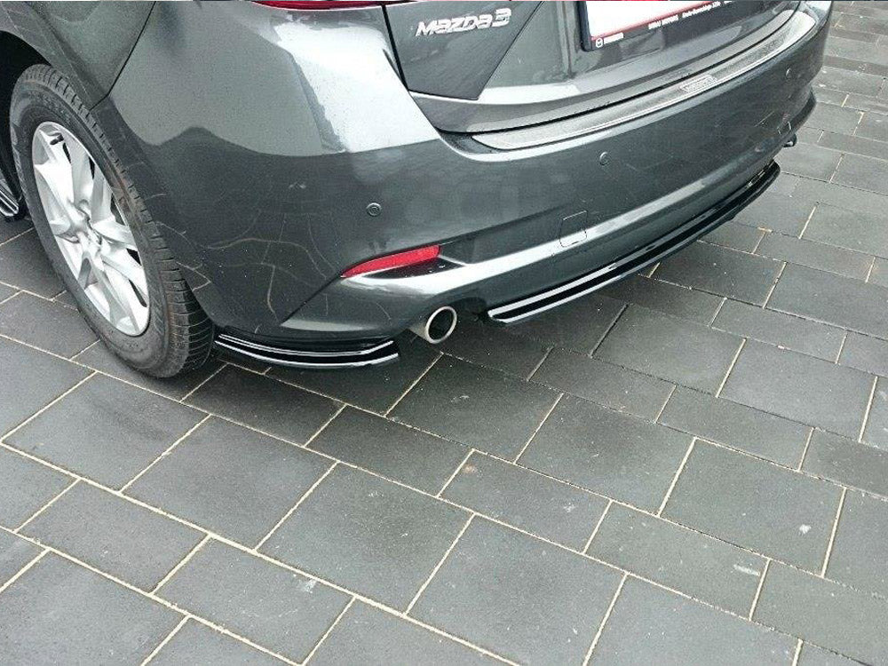 Central Rear Splitter Mazda 3 Mk3 Facelift - Wayside Performance 