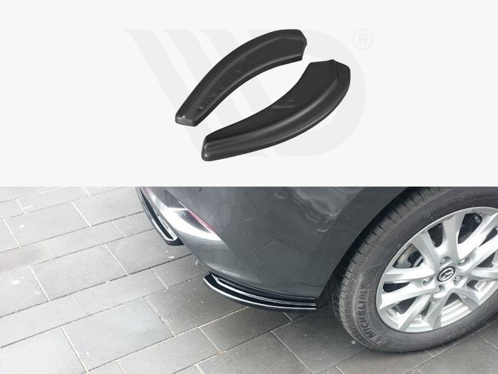 Rear Side Splitters Mazda 3 Mk3 Facelift - Wayside Performance 