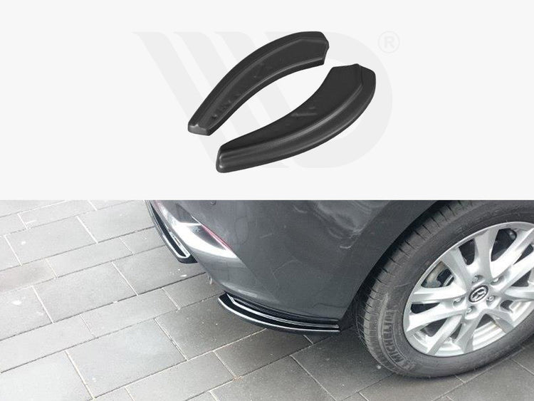 Rear Side Splitters Mazda 3 Mk3 Facelift - Wayside Performance 