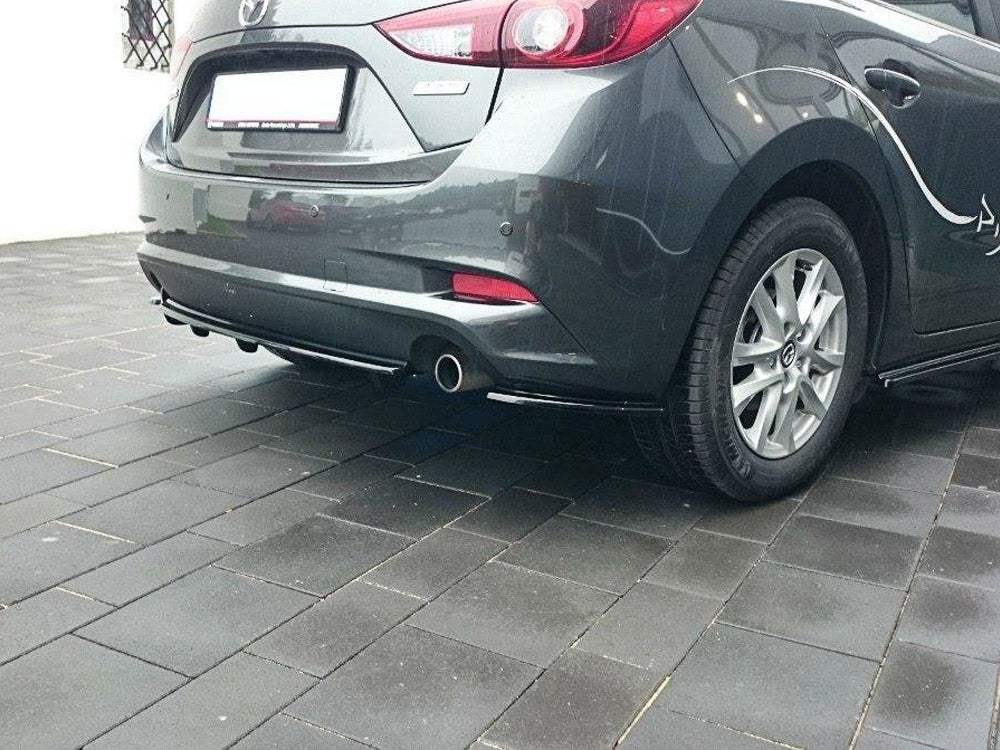 Rear Side Splitters Mazda 3 Mk3 Facelift - Wayside Performance 