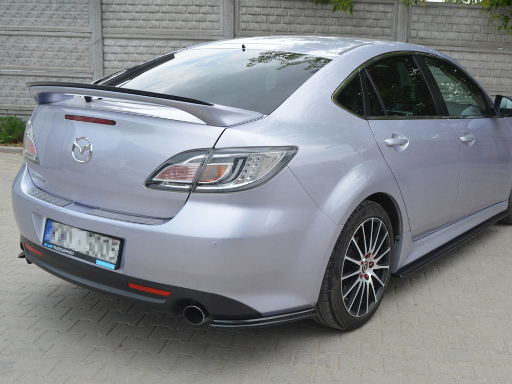 Rear Side Splitters  Mazda 6 MK2 Sport Hatch (Gh-series) Pre-facelift (2008-2010) - Wayside Performance 