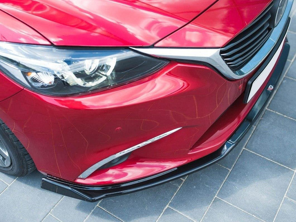Front Splitter V.2 Mazda 6 GJ (MK3) Facelift (2014-2017) - Wayside Performance 