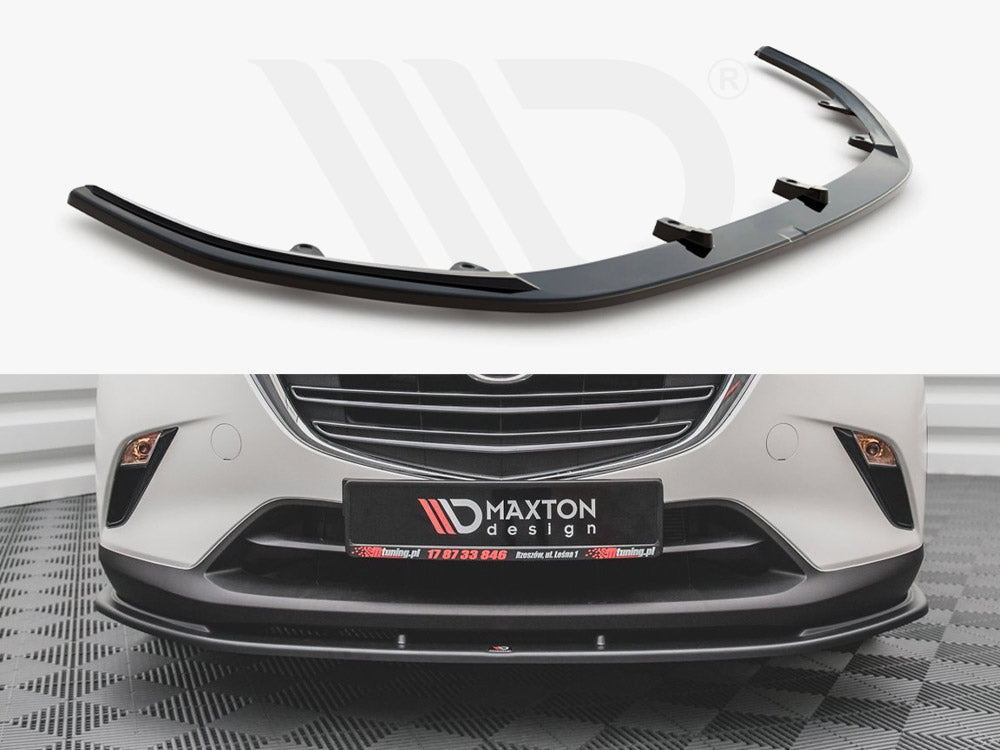 Front Splitter V1 Mazda CX-3 (2015-) - Wayside Performance 