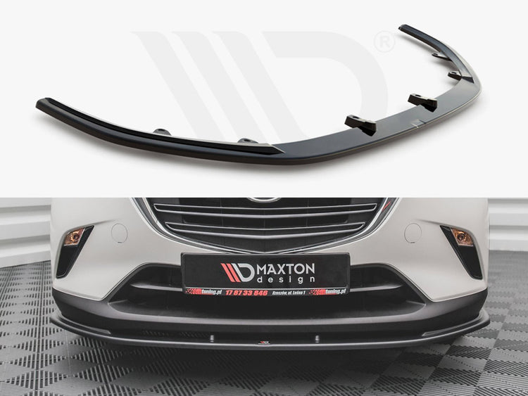Front Splitter V1 Mazda CX-3 (2015-) - Wayside Performance 
