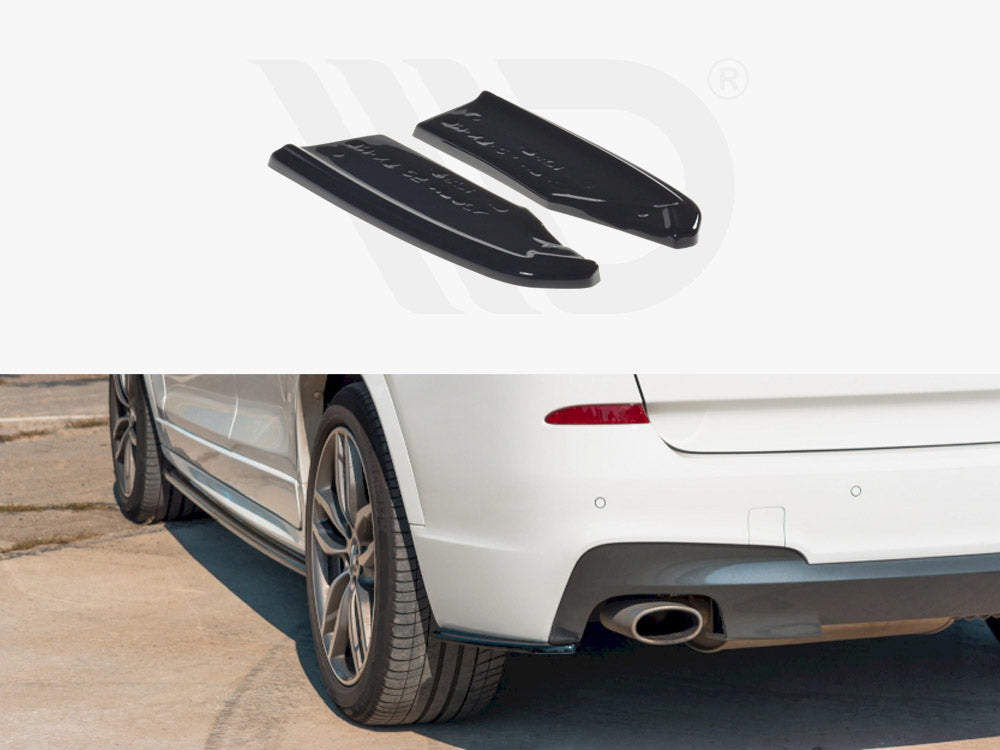 Rear Side Splitters Bmw X3 F25 M-pack Facelift (2014-2017) - Wayside Performance 