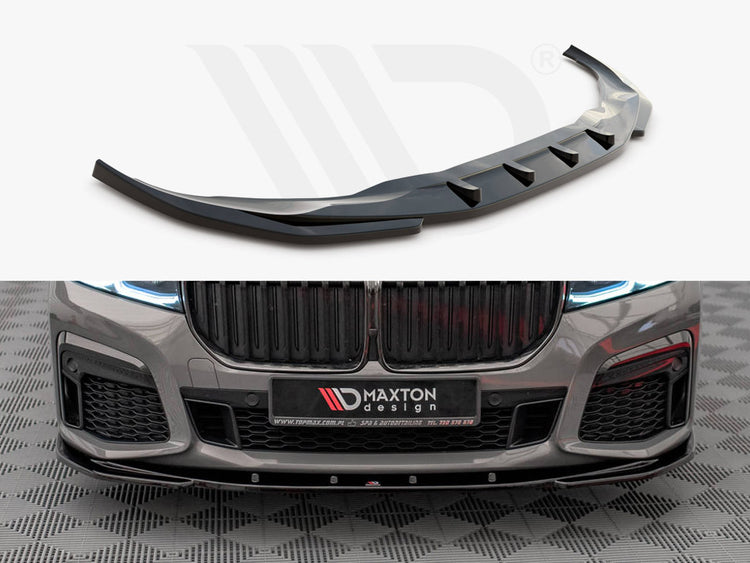 Front Splitter V.1 Bmw 7 G11 M-pack Facelift (2019-) - Wayside Performance 