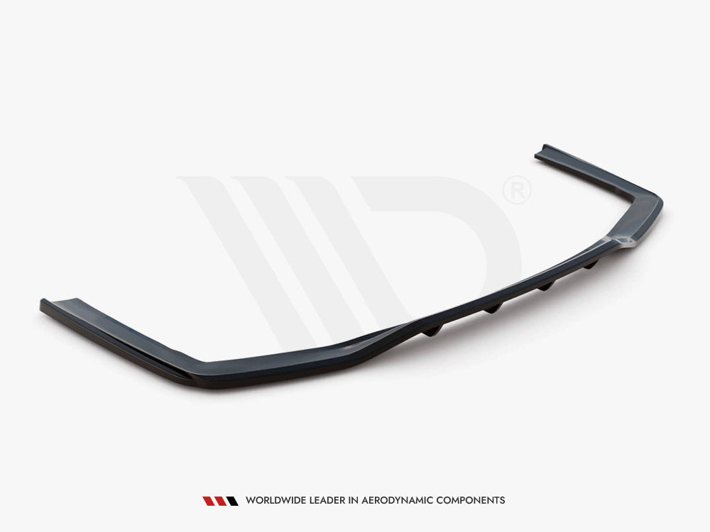 Central Rear Splitter (Vertical Bars) BMW 7 G11 M-Pack Facelift (2019-) - Wayside Performance 