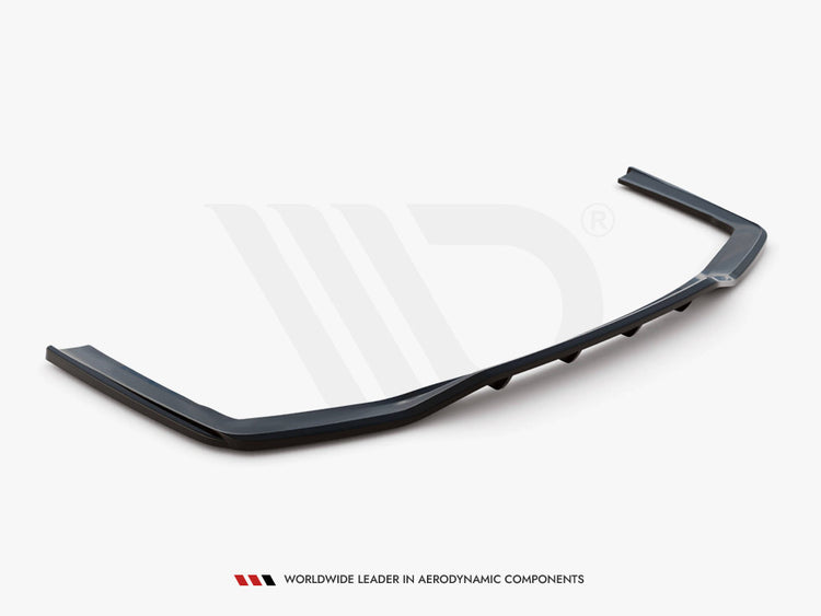 Central Rear Splitter (Vertical Bars) BMW 7 G11 M-Pack Facelift (2019-) - Wayside Performance 