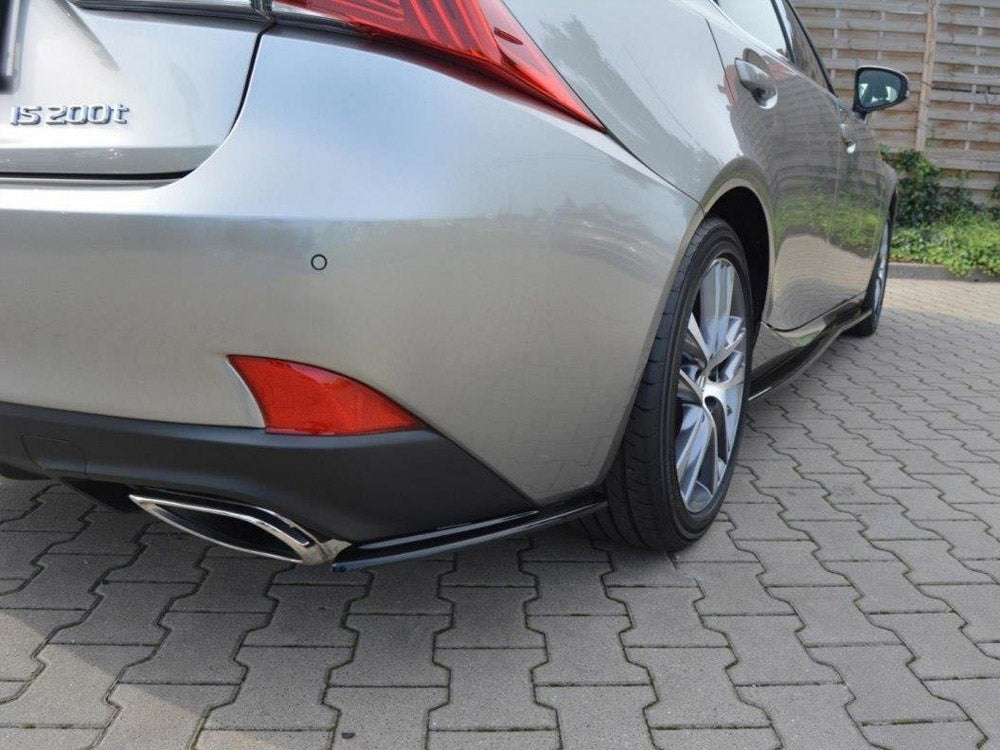 Rear Side Splitters Lexus IS Mk3 Facelift T - Wayside Performance 