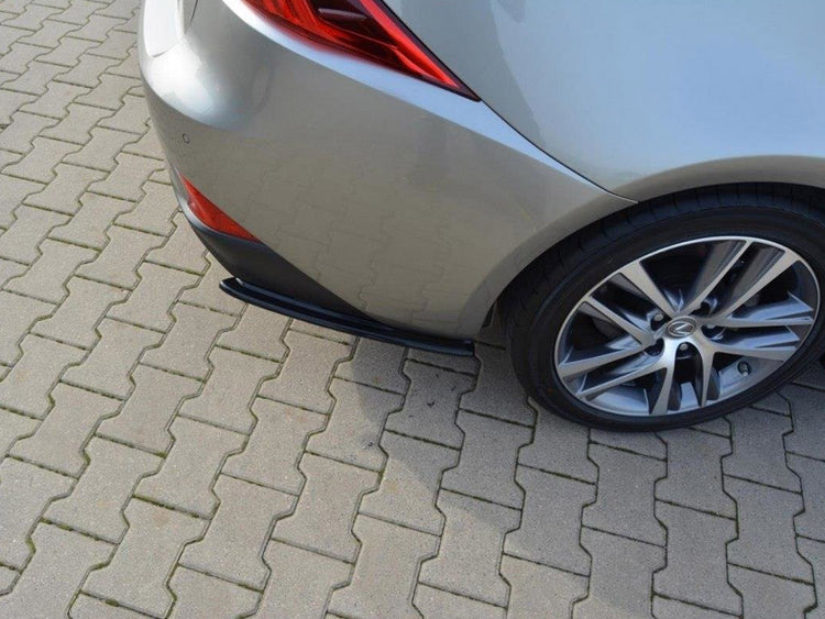 Rear Side Splitters Lexus IS Mk3 Facelift T - Wayside Performance 